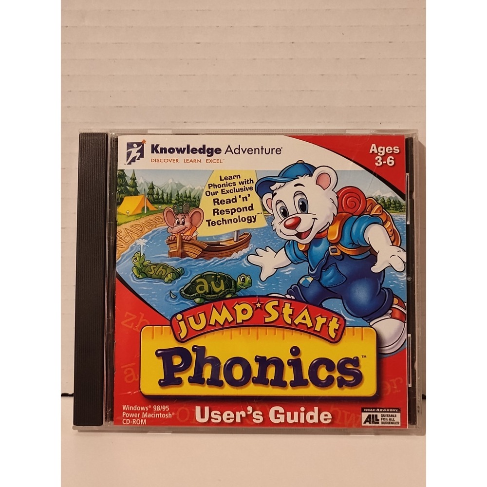 JumpStart Phonics (Windows/Mac, 2000) Educational Game Ages‎ 3-6